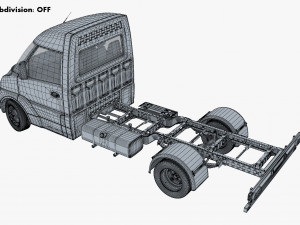 Generic Truck Chassis Frame M 2 3D Model