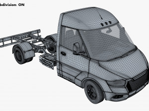 Generic Truck Chassis Frame M 2 3D Model