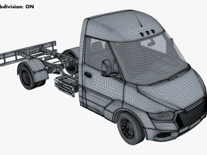 Generic Truck Chassis Frame M 2 3D Model