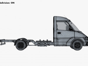 Generic Truck Chassis Frame M 2 3D Model
