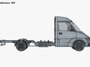 Generic Truck Chassis Frame M 2 3D Model