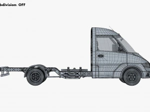 Generic Truck Chassis Frame M 2 3D Model