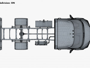 Generic Truck Chassis Frame M 2 3D Model