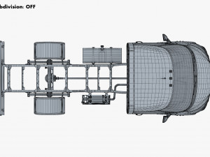 Generic Truck Chassis Frame M 2 3D Model