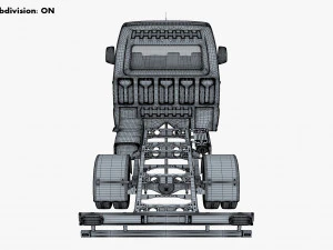 Generic Truck Chassis Frame M 2 3D Model