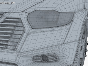 Generic Truck Chassis Frame M 2 3D Model