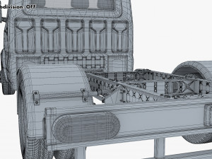 Generic Truck Chassis Frame M 2 3D Model