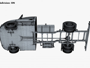 Generic Truck Chassis Frame M 2 3D Model