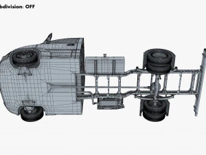 Generic Truck Chassis Frame M 2 3D Model