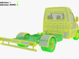 Generic Truck Chassis Frame M 2 3D Model