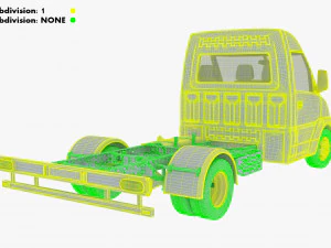 Generic Truck Chassis Frame M 2 3D Model