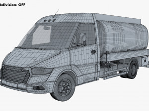 Generic Light Truck Tank M 2 3D-Modell