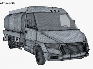 Generic Light Truck Tank M 2 3D-Modell