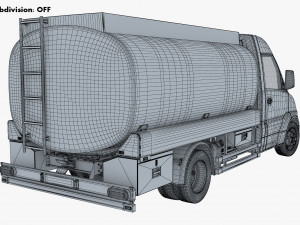 Generic Light Truck Tank M 2 3D-Modell