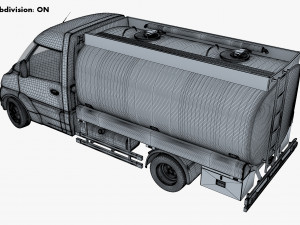 Generic Light Truck Tank M 2 3D-Modell