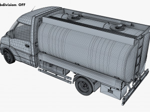 Generic Light Truck Tank M 2 3D-Modell