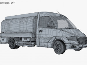 Generic Light Truck Tank M 2 3D-Modell