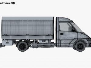 Generic Light Truck Tank M 2 3D-Modell