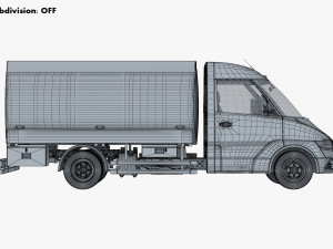Generic Light Truck Tank M 2 3D-Modell