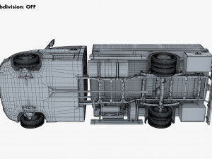 Generic Light Truck Tank M 2 3D-Modell