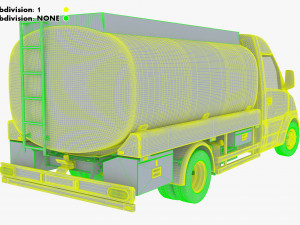 Generic Light Truck Tank M 2 3D-Modell
