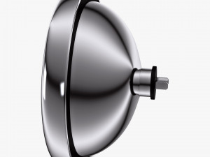 Classic Round Headlight v 2 3D 모델
