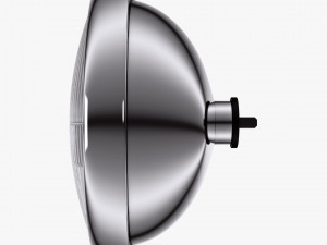 Classic Round Headlight v 2 3D 모델