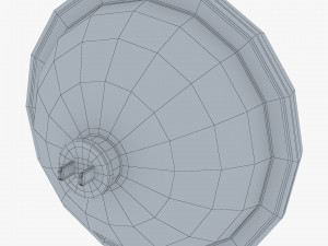 Classic Round Headlight v 2 3D 모델