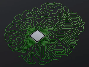 Artificial Intelligence Circuit Brain M 1 3D Model