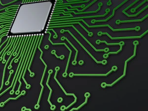 Artificial Intelligence Circuit Brain M 1 3D Model