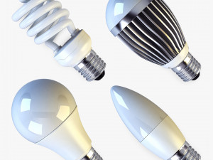 Light Bulbs E27 Collection volume 1 Modello 3D