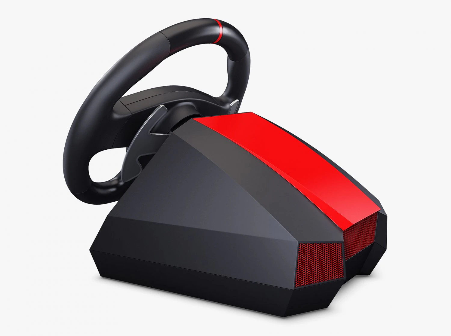 Simple Steering Wheel Game Control M 1 3D Model .c4d .max .obj .3ds .fbx .stl .blend 