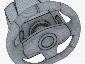 Simple Steering Wheel Game Control M 1 3D Model