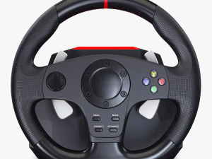Racing Steering Wheel Game Control M 1 3D Model