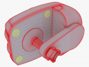 Simulator Gear Shifter M 2 3D Model