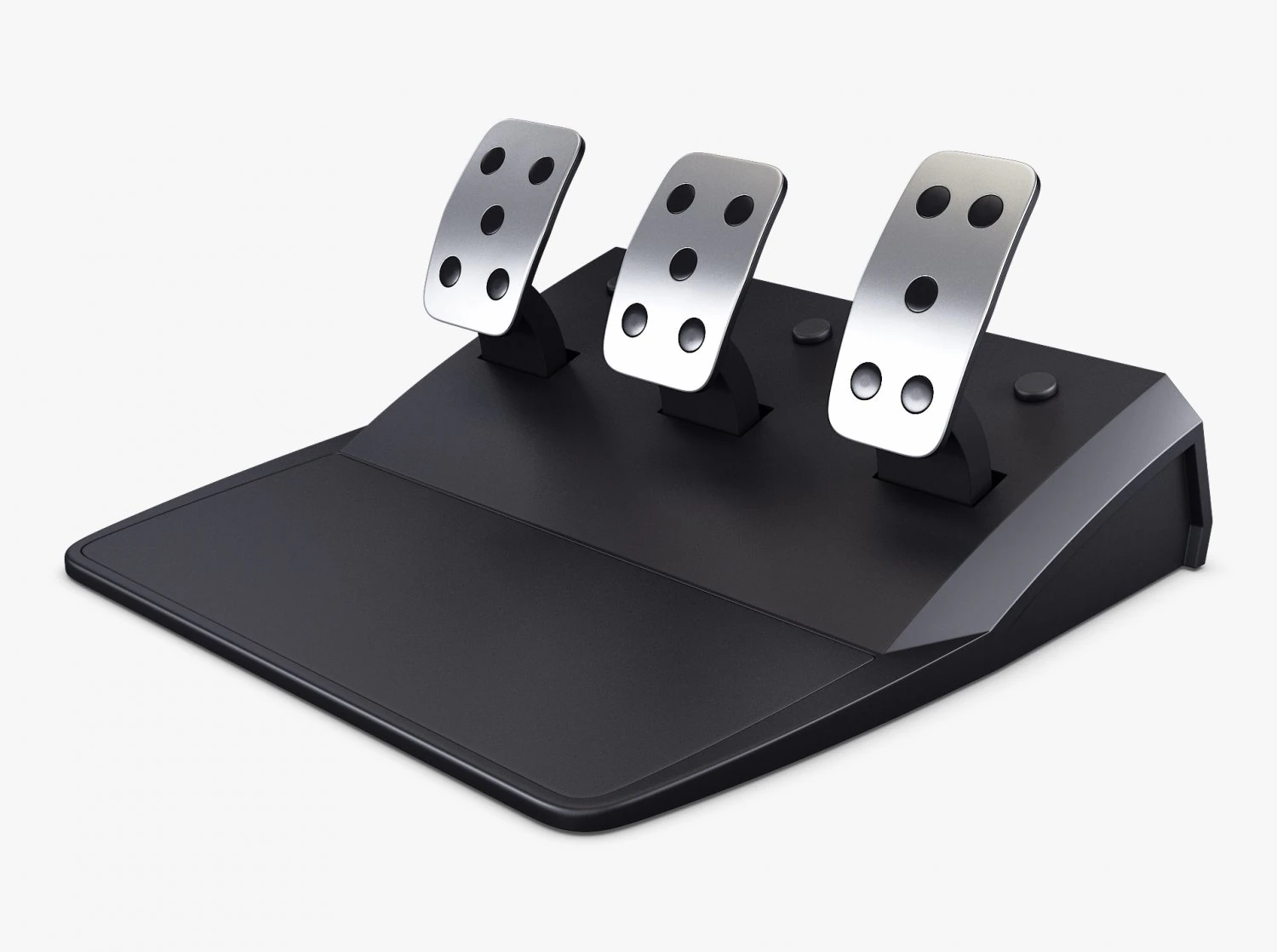 Simple Simulator Game Racing Pedals M 1 3D Model .c4d .max .obj .3ds .fbx .stl .blend