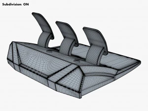 Simple Simulator Game Racing Pedals M 1 3D Model