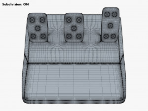 Simple Simulator Game Racing Pedals M 1 3D 模型