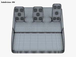 Simple Simulator Game Racing Pedals M 1 3D Model