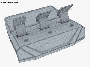 Simple Simulator Game Racing Pedals M 1 3D Model