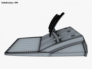 Game Simulator Car Pedals M 1 3D Model