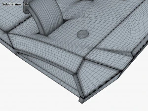 Game Simulator Car Pedals M 1 3D Model