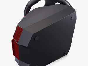 Generic Gaming Steering Wheel with Pedals and Shifter M 1 3D Model