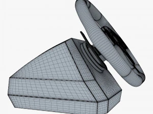 Generic Gaming Steering Wheel with Pedals and Shifter M 1 3D Model
