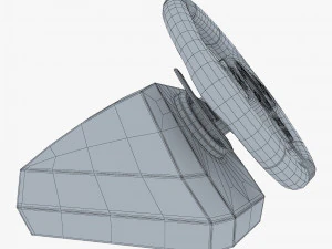 Generic Gaming Steering Wheel with Pedals and Shifter M 1 3D Model