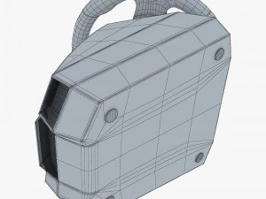 Generic Gaming Steering Wheel with Pedals and Shifter M 1 3D Model