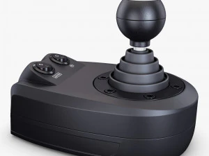 Generic Gaming Steering Wheel with Pedals and Shifter M 1 3D Model