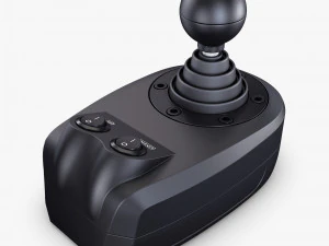 Generic Gaming Steering Wheel with Pedals and Shifter M 1 3D Model