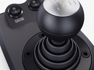 Generic Gaming Steering Wheel with Pedals and Shifter M 1 3D मॉडल