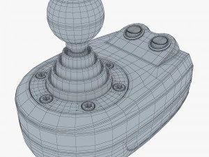 Generic Gaming Steering Wheel with Pedals and Shifter M 1 3D Model